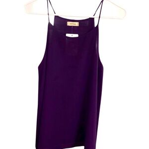 Adrienne Dark Purple Camisole Top